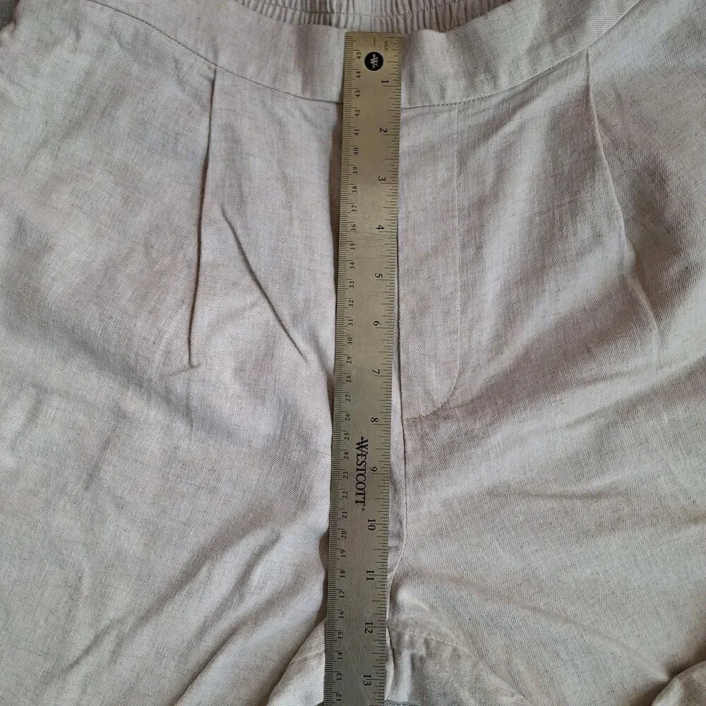 M Wide Leg Banana Republic Preppy Office Boho Chic Academia Travel Lounge Gaucho
